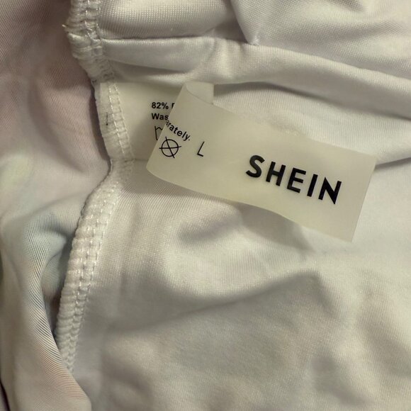 Floral Ruffled One-Piece Swimsuit With Deep V-Neck Womens Size Large New Swim - Picture 4 of 5